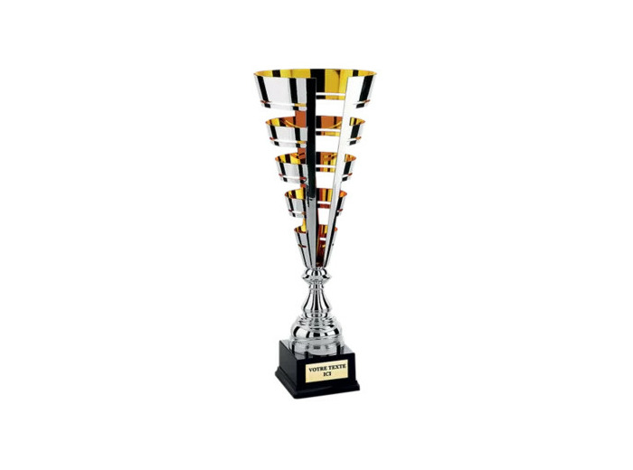 Coupe argt/or h.64 cm