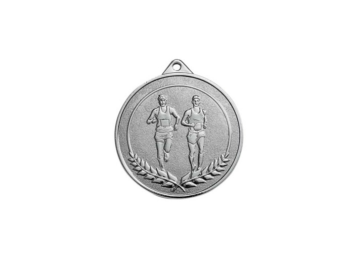 Medaille frappee argent running 50mm