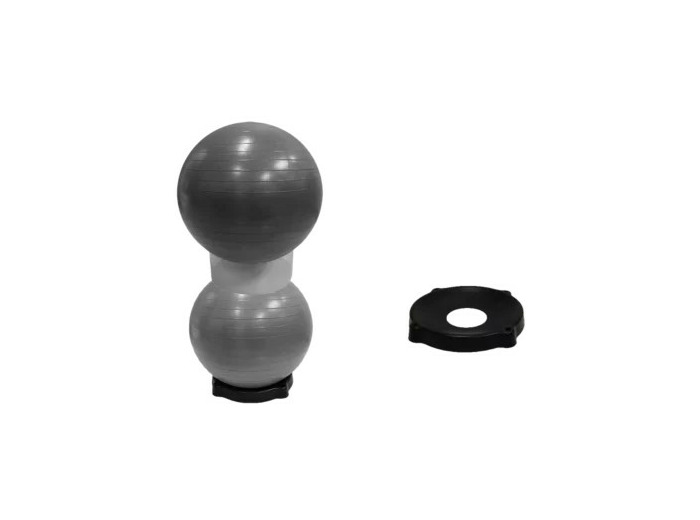 Support gymball noir