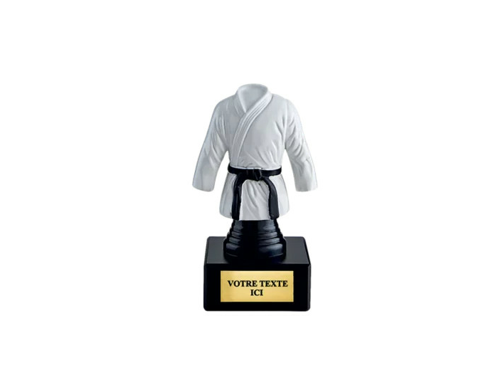 Trophee plastique judo h 13 cm