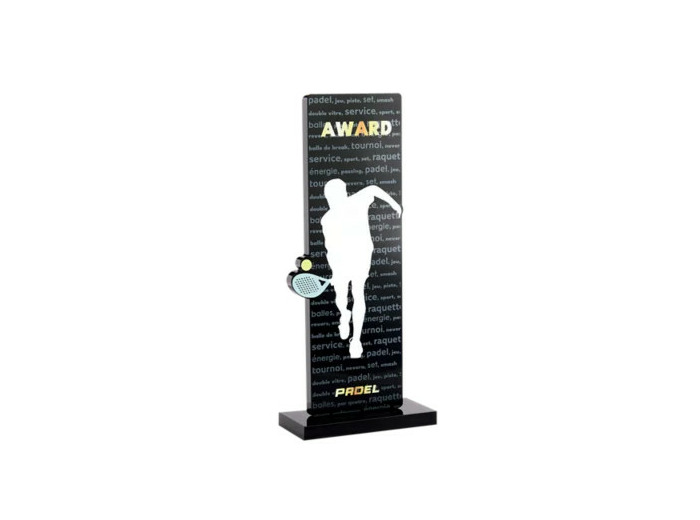 Trophee acrylique personnalisable n