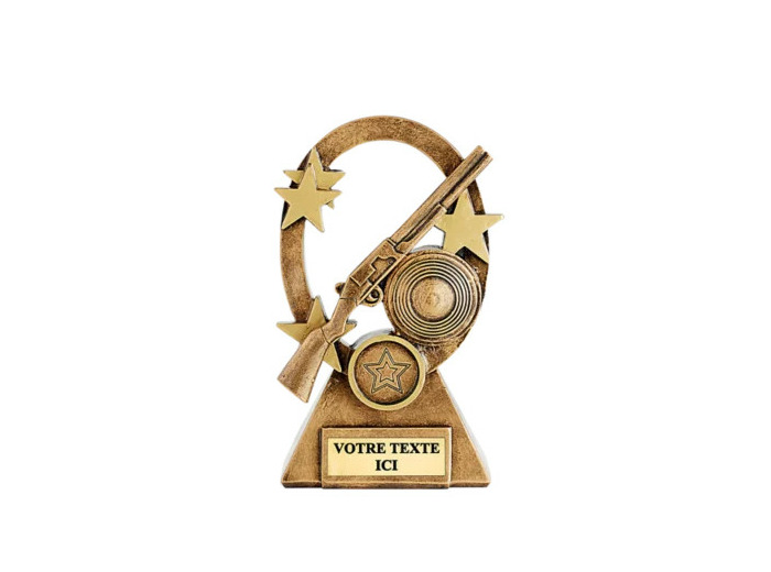 Resine ball trap h. 16 cm