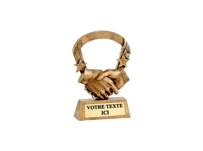 Trophee resine fair play h.11 cm