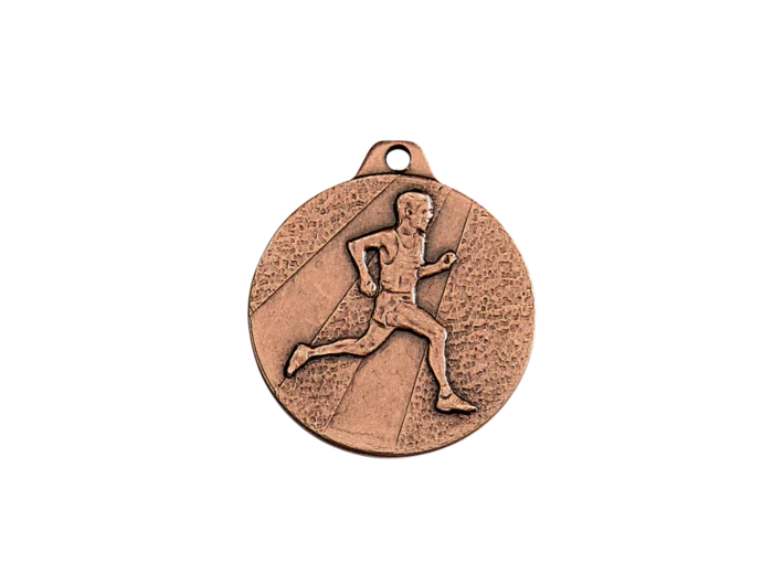 Medaille frappee fer brz running d 32 mm