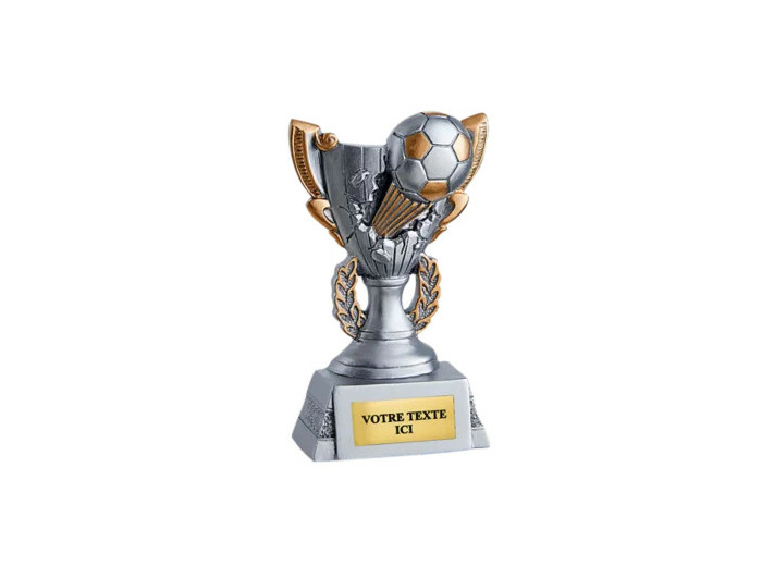 Trophee resine discip football h 11cm