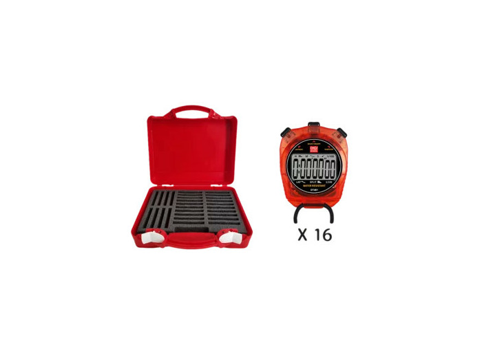 Kit 16 chrono dt481 + malette rigid