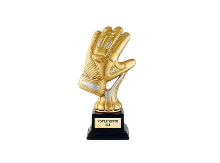 Trophee resine gardien foot h.27 cm