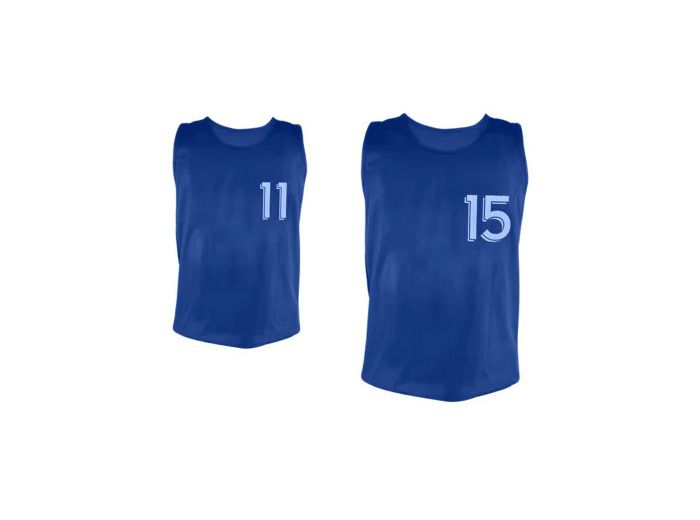 Lot de 5 chasubles numéro 11 à 15