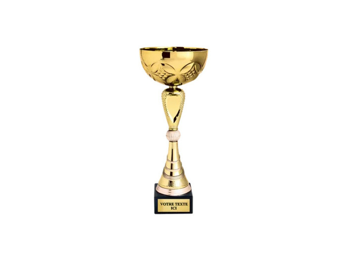 Coupe classique or/argent hauteur 3