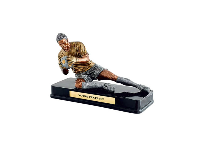 Trophee resine gardien 35x23cm