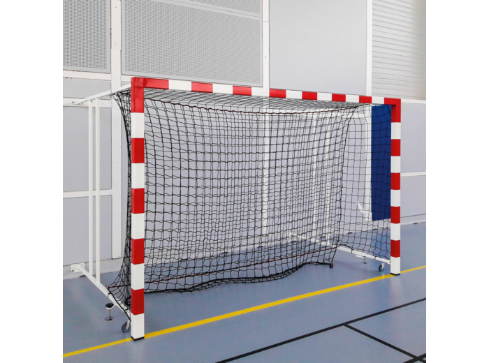 Paire de buts handball rabattables 0,9 - 1,4 m en aluminium