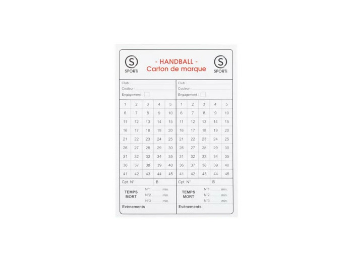Carnet de 15 cartes hand