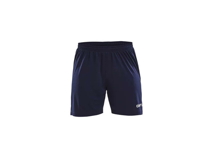 Squad short solid w navy