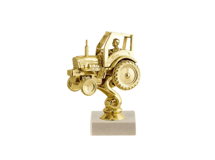 Trop sujet plas or tracteur h 14cm