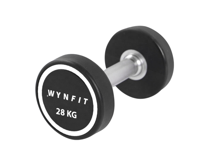 Haltères uréthane ronds 28kg