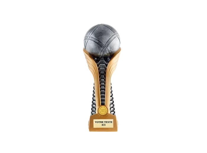 Trophee resine petanque h.29 cm