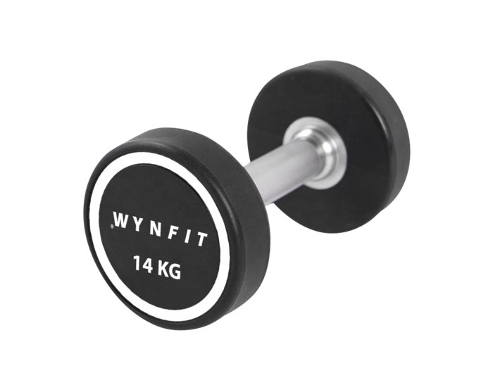 Haltères uréthane ronds 14 kg