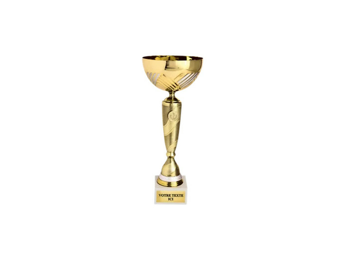 Coupe classique or/argent hauteur 4