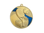 Medaille frappee or padel 50mm