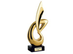 Trophee en ceramique h. 40 cm