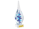 Trophee verre souffle transparent(e