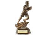 Trophee resine joueur rugby 3d h. 34 cm