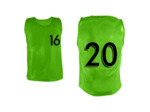 Lot de 5 chasubles numéro 16 à 20