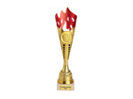 Coupe economique or/rouge hauteur 3