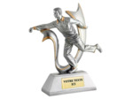 Trophee resine joueur boule lyonnais h.27cm