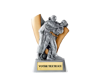 Trophee resine eco judo f h. 10 cm