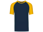 T-shirt bicolore manches courtes