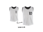 Chasuble réversible numerotés