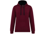 Sweatshirt capuche contrastée homme