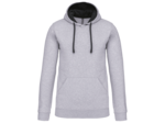 Sweatshirt capuche contrastée homme