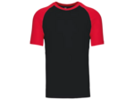 T-shirt bicolore manches courtes