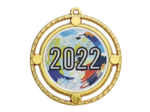 Medaille zamak diam70mm or