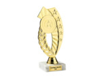 Petit trophee plastique monte or h