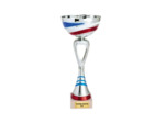 Coupe classique argent/bleu/blanc/r