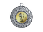 Medaille fer diam50mm argent