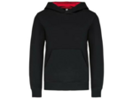 Sweatshirt capuche contrastée junior