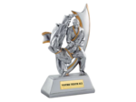 Trophee resine judo h. 18 cm