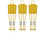 Kit 3 mannequins 180cm