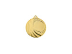 Medaille porte-centre or diametre 5
