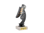 Petit trophee plastique argent foot