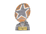 Trophee resine support argent/bronz