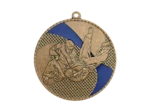 Medaille frappee fer judo 50mm