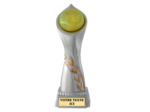 Trophee resine balle de tennis h.30 cm