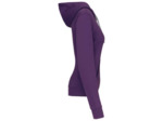 Sweatshirt capuche contrastée femme