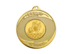 Medaille fer diam50mm or