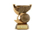 Trophee resine tennis h. 13 cm
